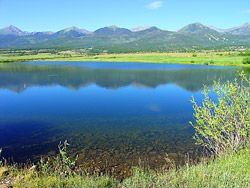 Stocked Hermit Basin catch and release reservoir