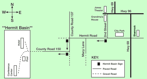 Westcliffe and Hermit Basin Map