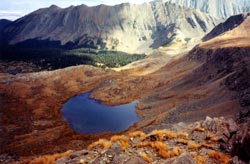 Alpine Lake over Hermit Basin
