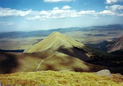 Mountain trails in the Sangres